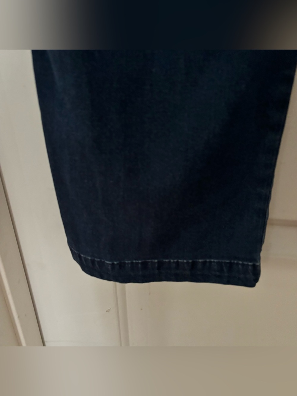 NYDJ pull on wide leg jeans 8 mid rise stretch drawstring lift tuck technology - Picture 10 of 15